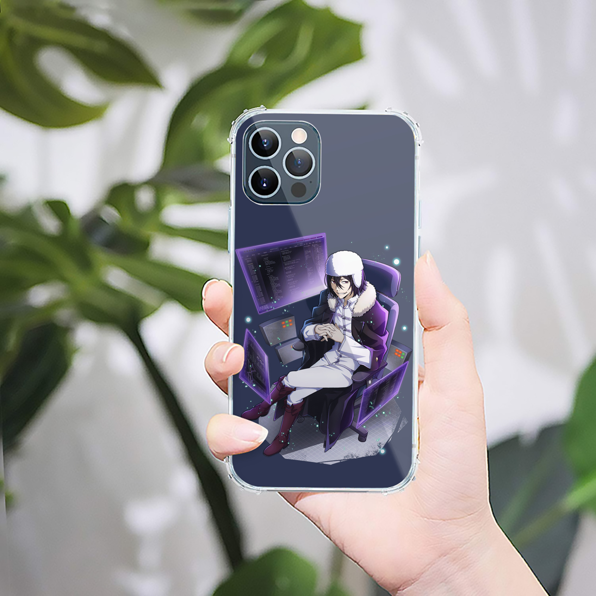 （画像用） 文豪ストレイドッグス Bungo Stray Dogs 【iPhone 12シリーズ対応】透明スマホケース（クリアソフトケース）